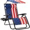 Best Choice Products 30” Extra Wide Folding Zero Gravity Patio Lounge Chair w/Adjustable Canopy Shade